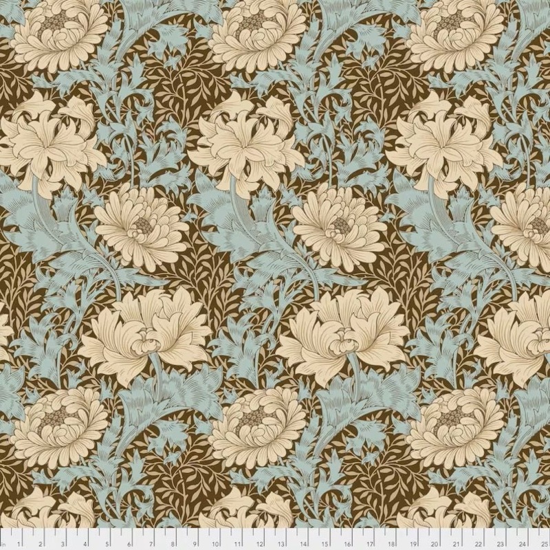 The Original Morris & Co / Chrysanthemum / Aqua