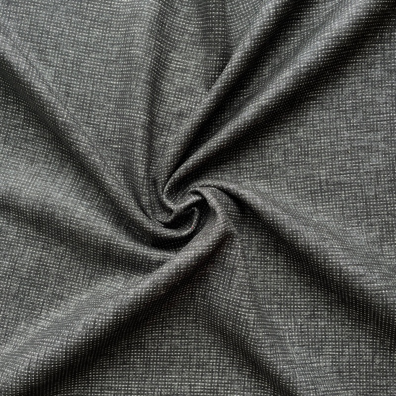 Deadstock Black & White Double Linen