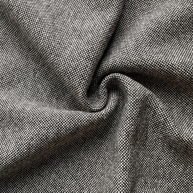 Deadstock Black & White Wool