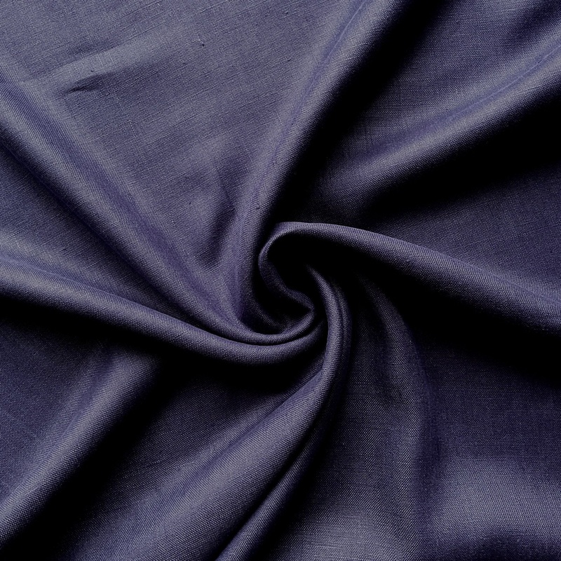 Deadstock Eggplant Linen
