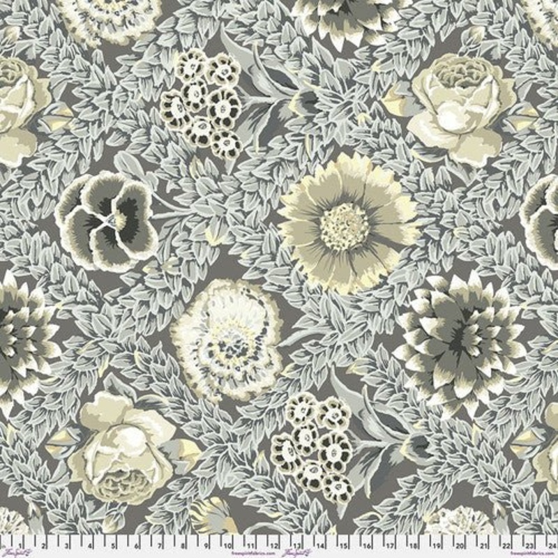 December 2023 / Vintage  / Flower Lattice / Grey