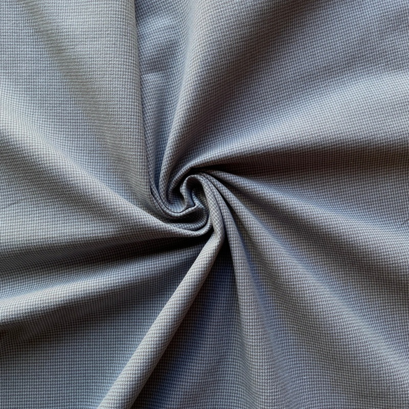 Gray Houndstooth Cotton/Linen