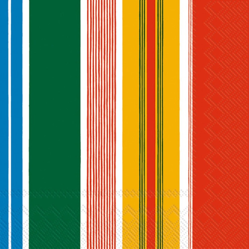 Rainbow Stripe Napkin Small