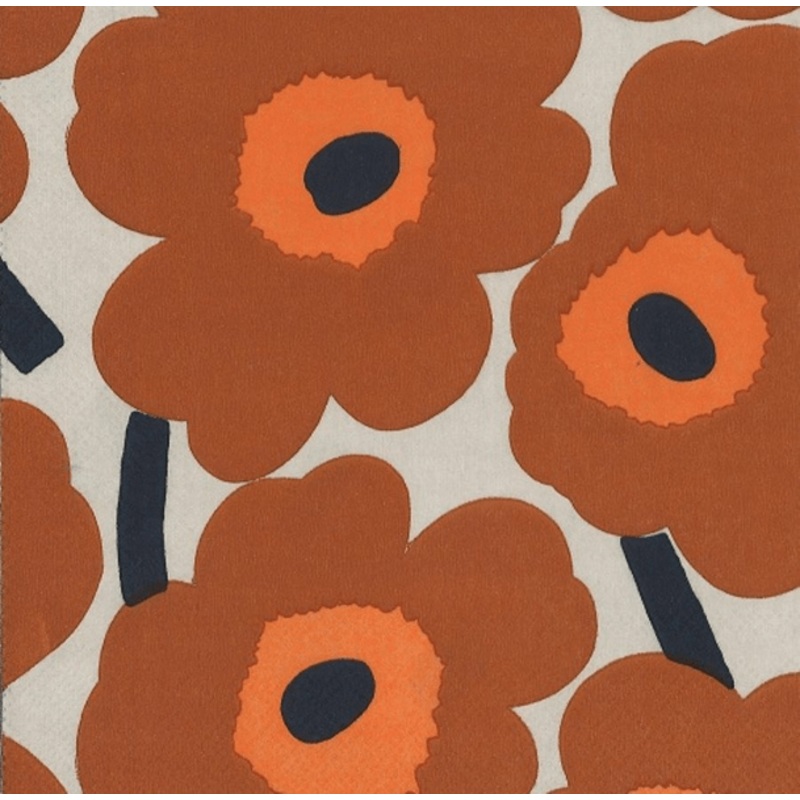 Unikko Terracotta Napkins