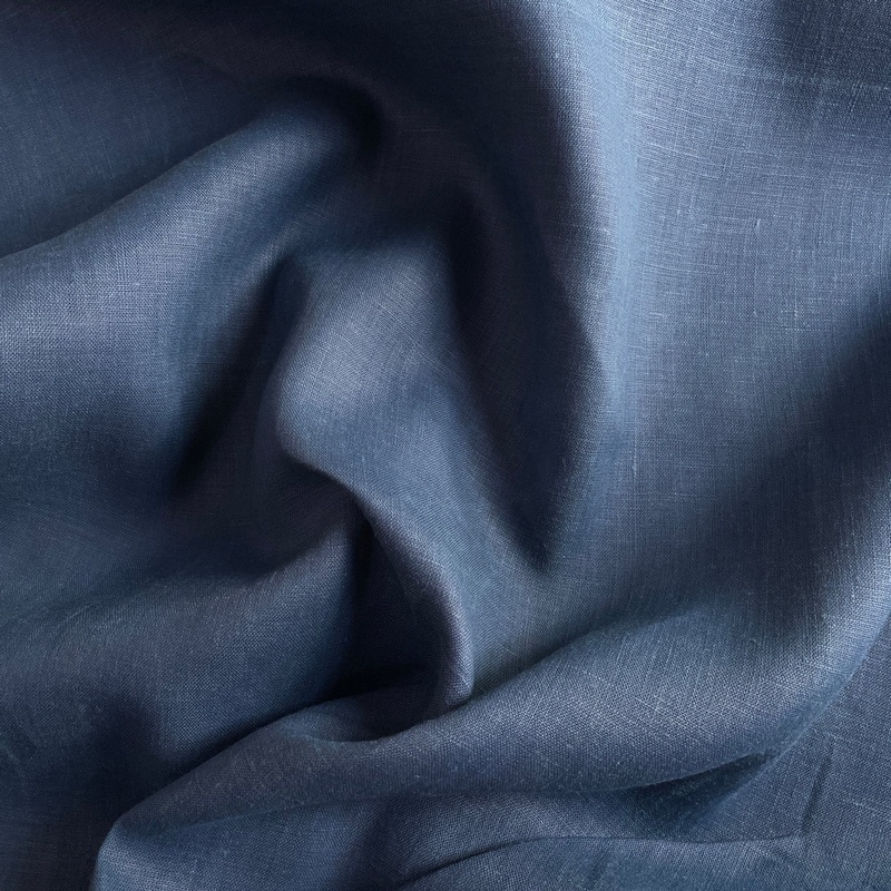 Dark Blue Linen