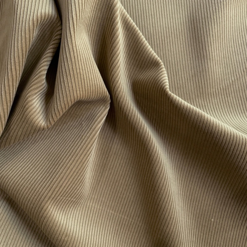 Khaki Wide Wale Corduroy