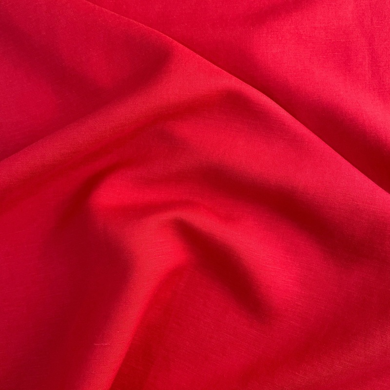 Persimmon Linen/Rayon Blend
