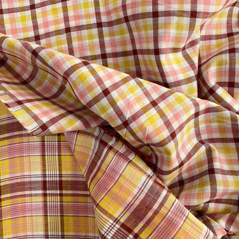 Pink & Yellow Double Cotton Gauze