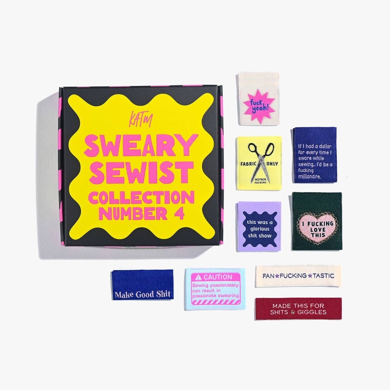 The Sweary Sewist #4 Label Box Set Collection by KATM
