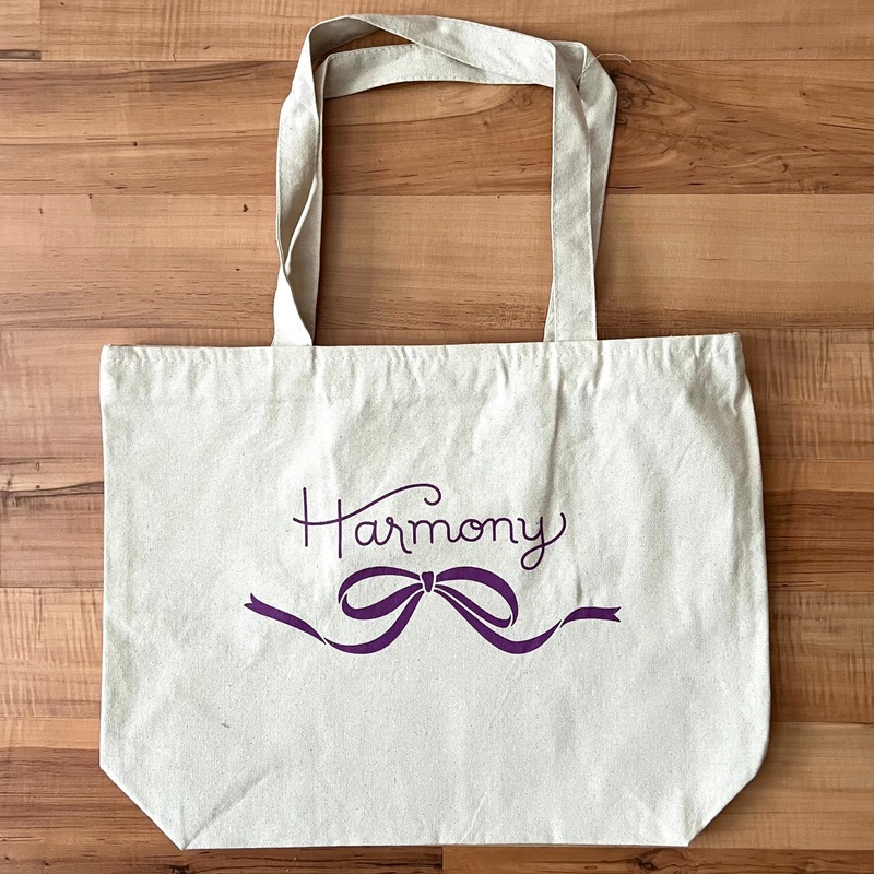 Tote / Natural Zippered