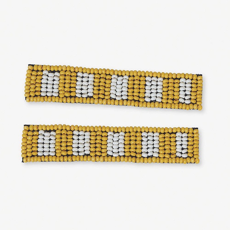 Anna Beaded hair clip pack of 2