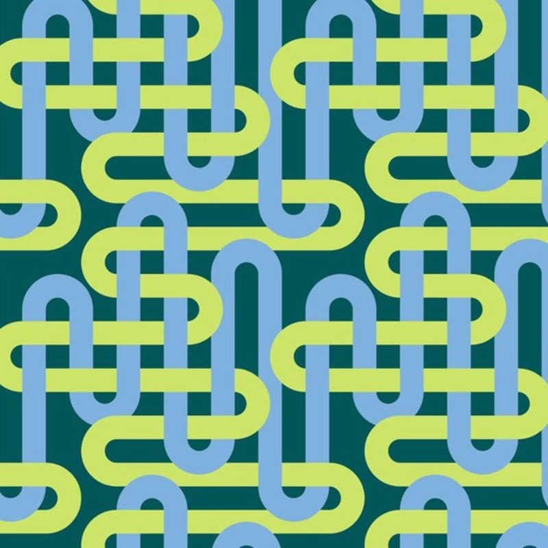 Groove / Woven / Verdant Green
