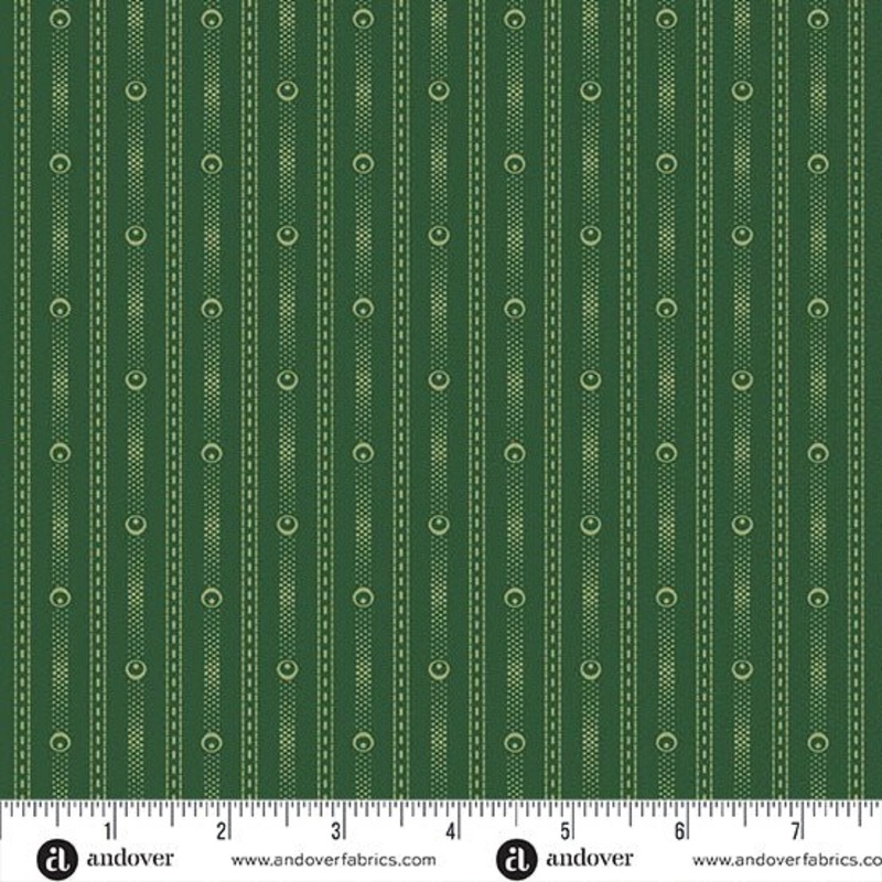Little Gems / Chain Stripe / Hunter Green