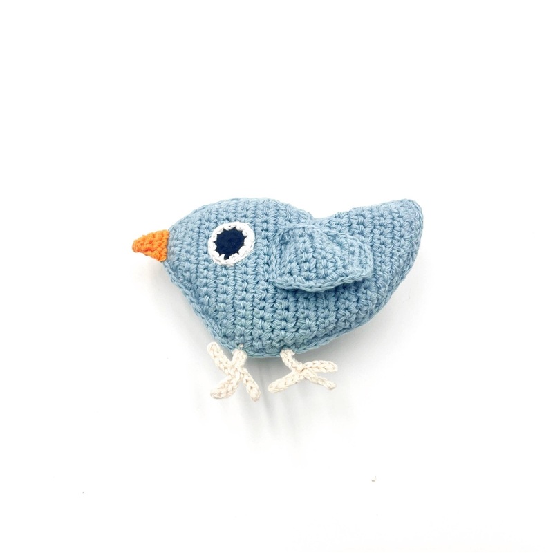 Plush Baby Bird Rattle