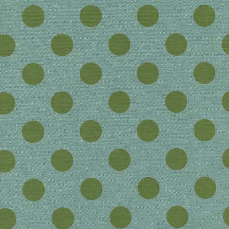 Chambray Dots / Teal Green