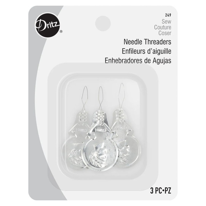 Metal Needle Threaders, 3 pc
