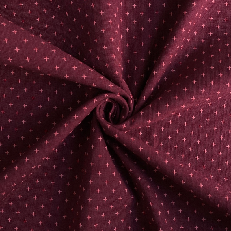 Stitched Plus Plum Pink