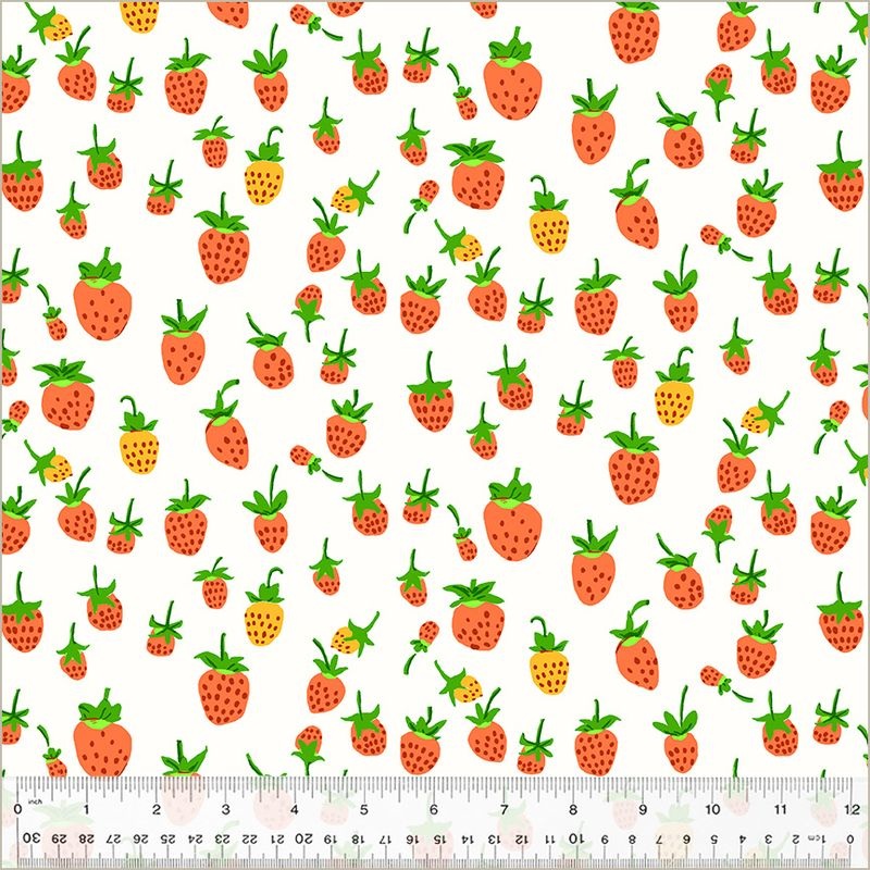 Studio Edit / Strawberries / White