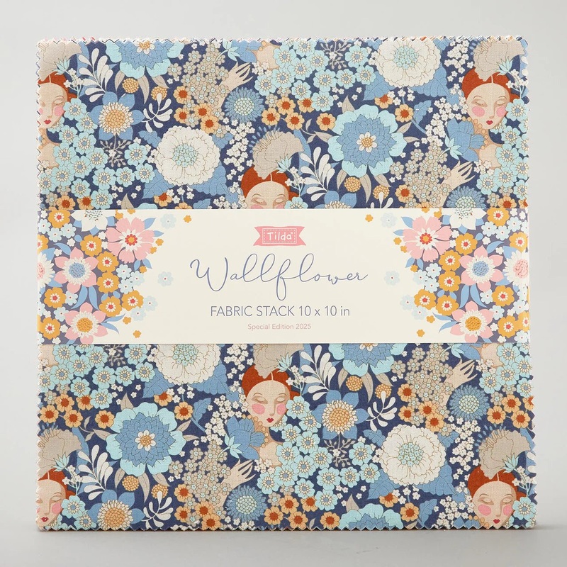 Tilda Wallflower Fabric Pack 10in Squares