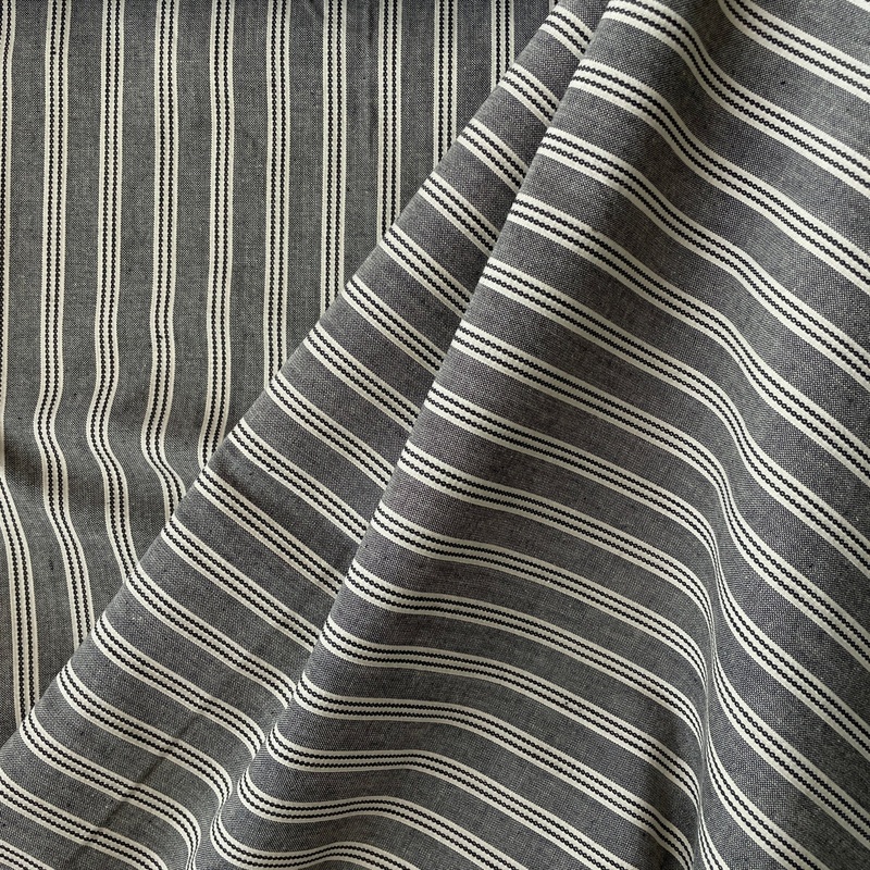 Vintage Cream & Black Stripe