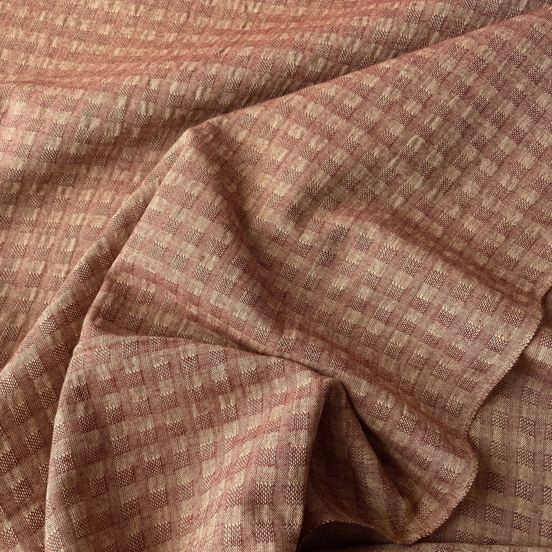 Waffle Woven Rust