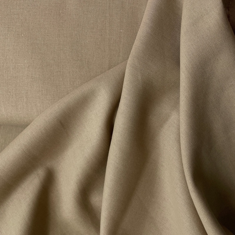 Washed Linen Blend / Khaki