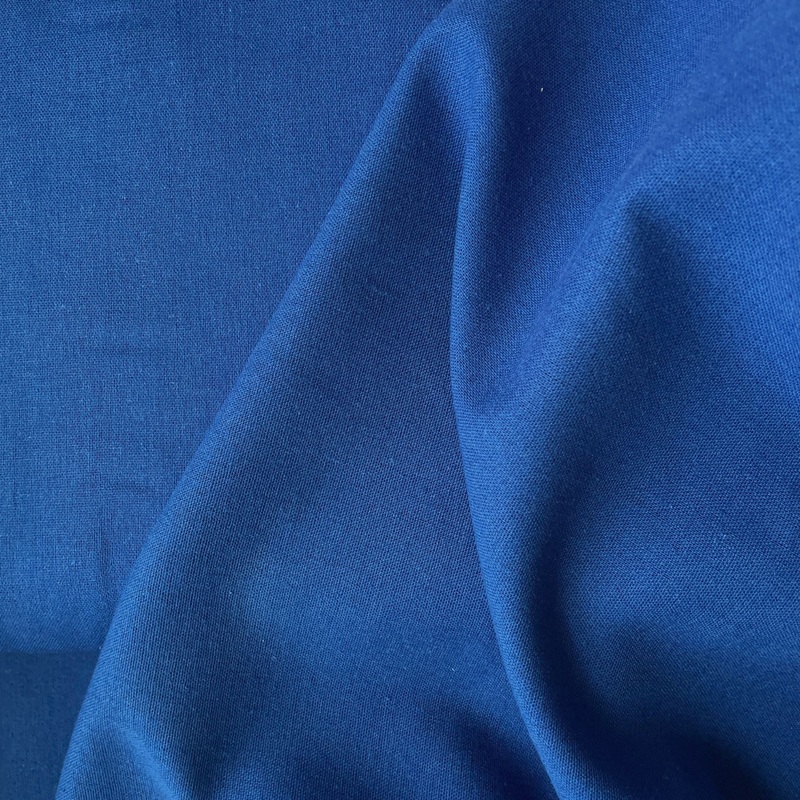 Washed Linen Blend / Royal Blue